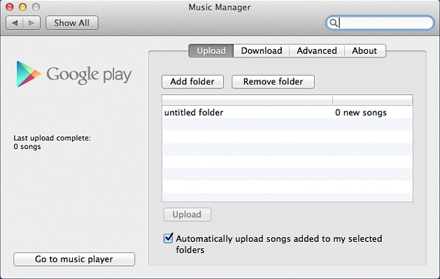 Google music manager app for mac